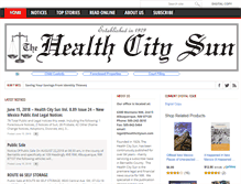 Tablet Screenshot of healthcitysun.com